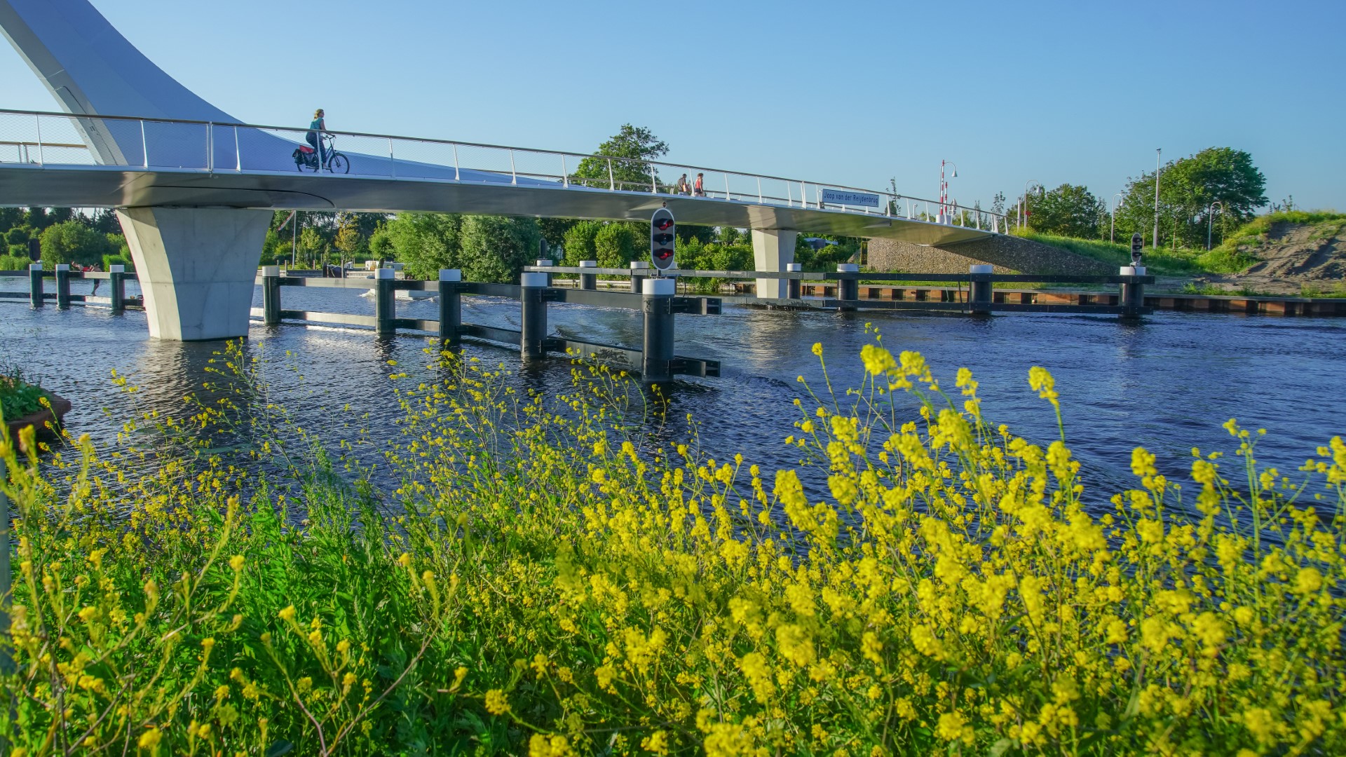 Brug van Valkenburg naar Oegstgeest