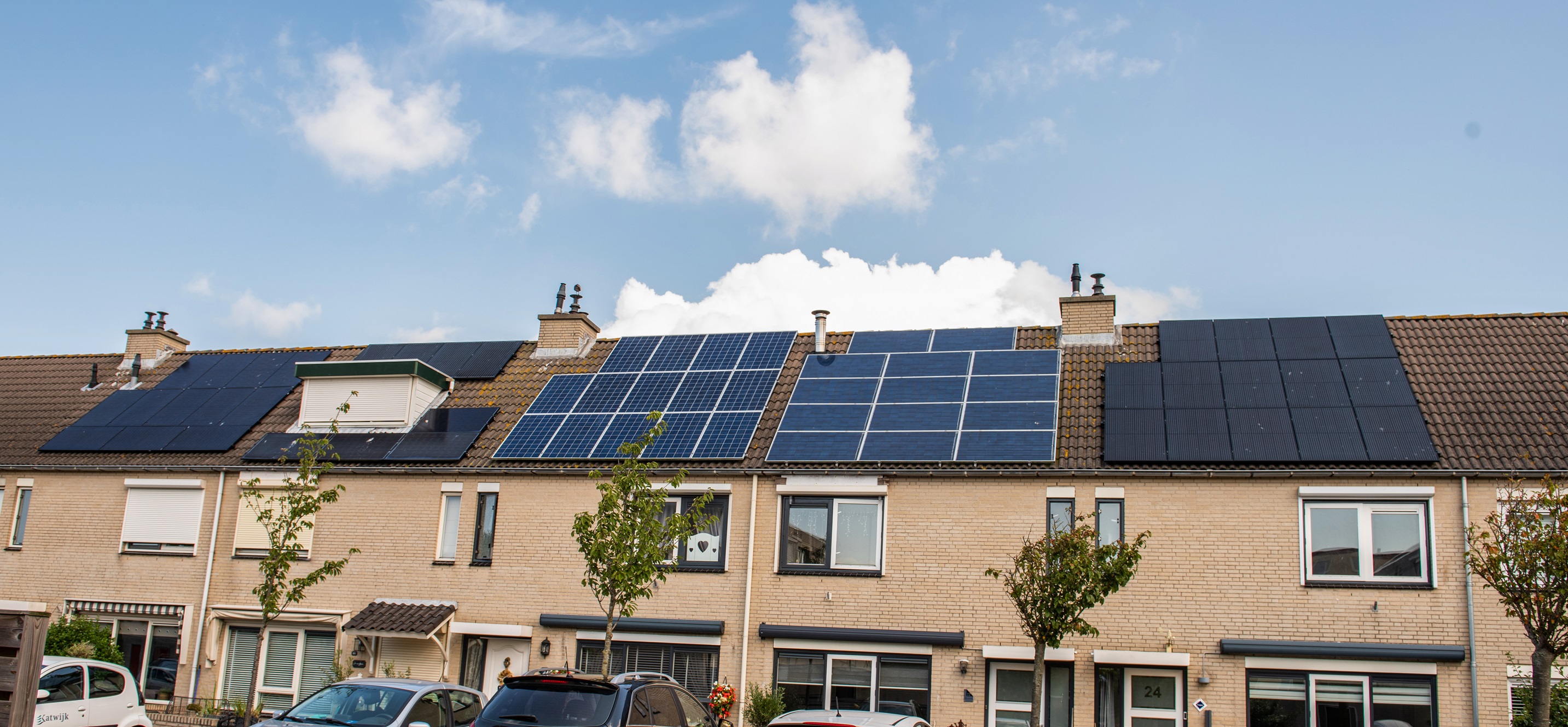 Zonnepanelen op daken